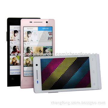 4-inch with 800*480 IPS Screen, Dual Core MTK6572 Mobile Phone, 3G Android Smartphone